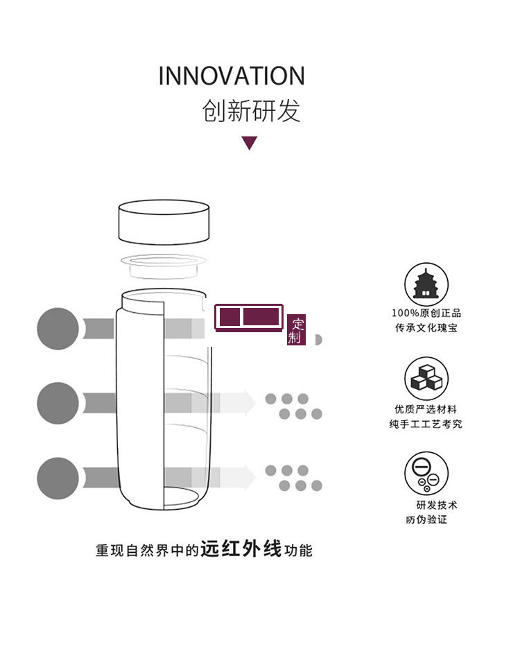 乾唐軒活瓷福寶/多寶/樂寶隨身杯300ml公司團購創意商務隨手禮