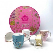 英國Royal Alber百年系列骨瓷歐式馬克杯五5件套裝禮盒裝喬遷禮