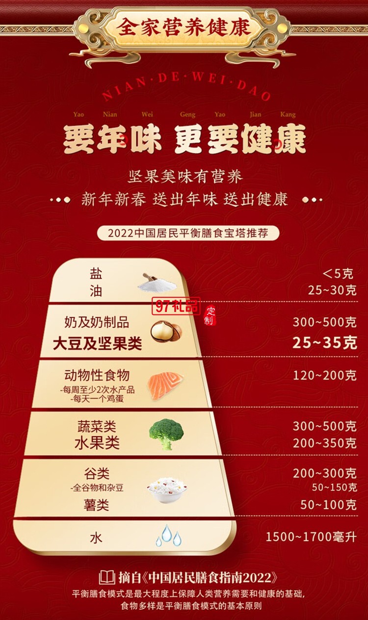 新年百草味堅果禮盒 / 經典系列1502g 12份裝